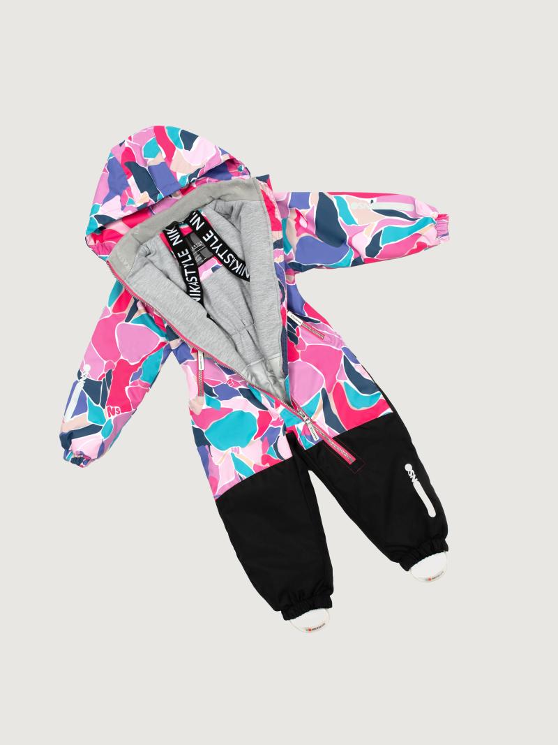 картинка Комбинезон утеплённый для девочки NIKASTYLE 8м1025 Ягода черный от магазина детских товаров ALiSa