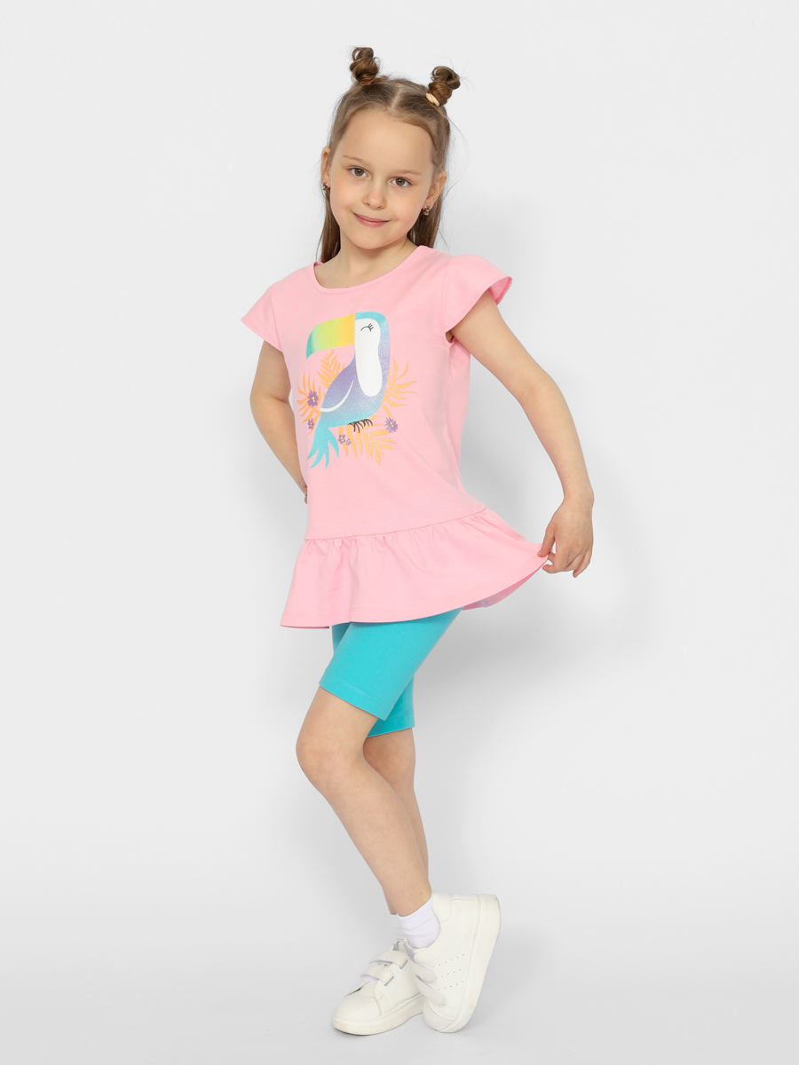 картинка Комплект для девочки Cherubino CSKG 90183-27-372 Розовый от магазина детских товаров ALiSa