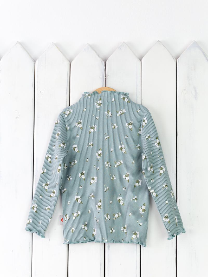 картинка Лонгслив для девочки Baby Boom Ф85/1-К Цветочки на полыни от магазина детских товаров ALiSa