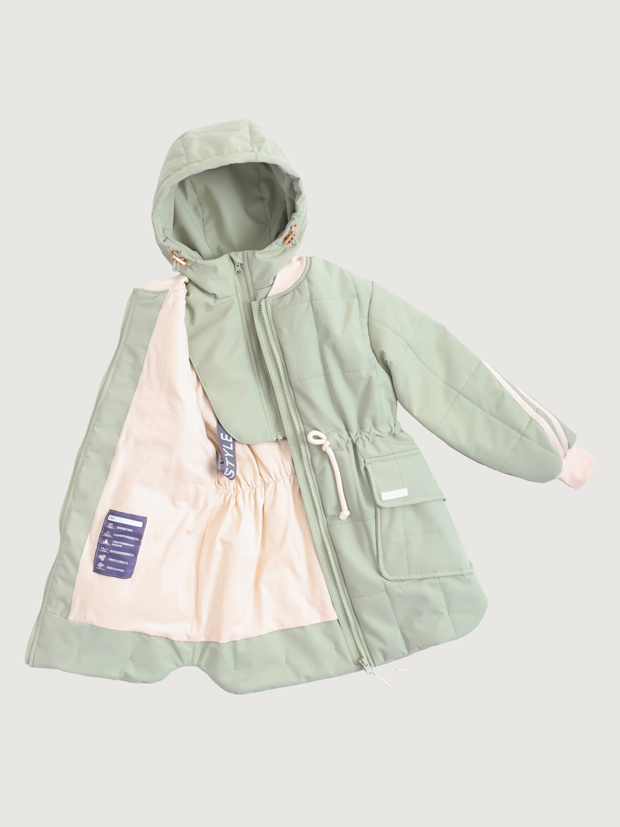 картинка Куртка утеплённая для девочки NIKASTYLE 4м5025 Оливка от магазина детских товаров ALiSa