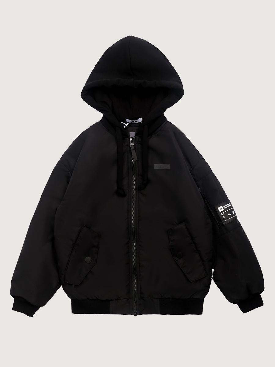 картинка Куртка утеплённая для мальчика NIKASTYLE 4м5525 Черный от магазина детских товаров ALiSa