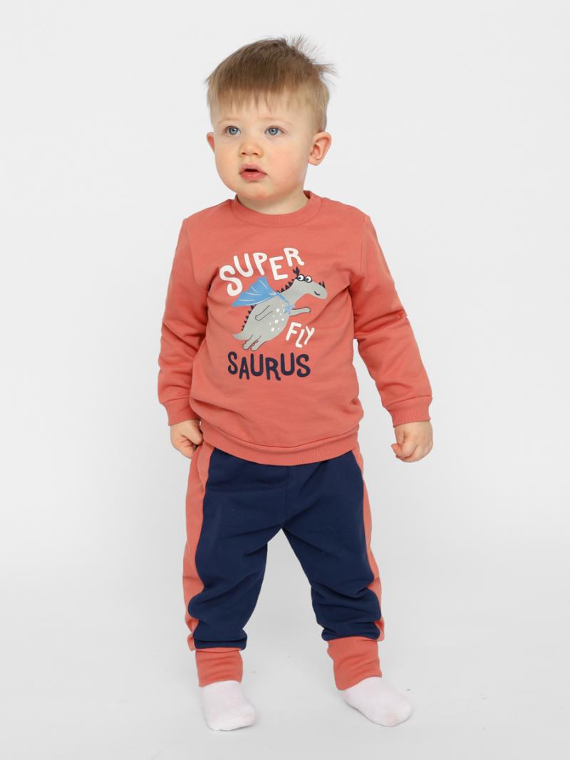 картинка Комплект для мальчика Cherubino CSNB 90166-32-354 Коричнево-бордовый от магазина детских товаров ALiSa