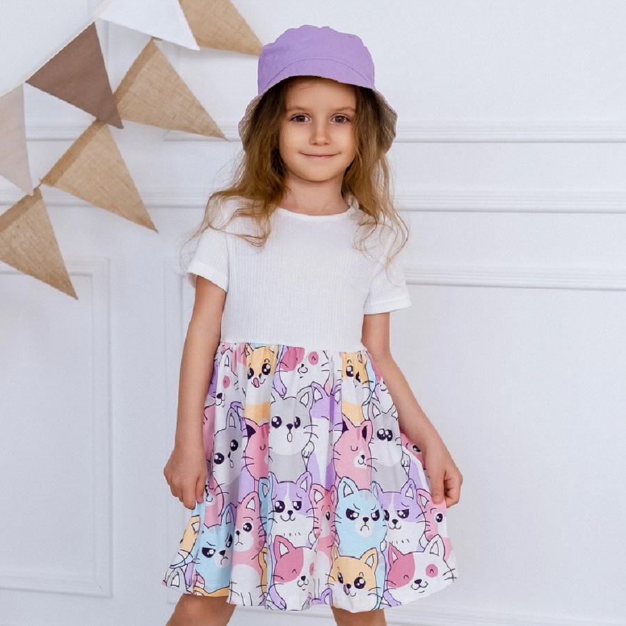 картинка Платье для девочки Youlala 1638900101 Молочный от магазина детских товаров ALiSa