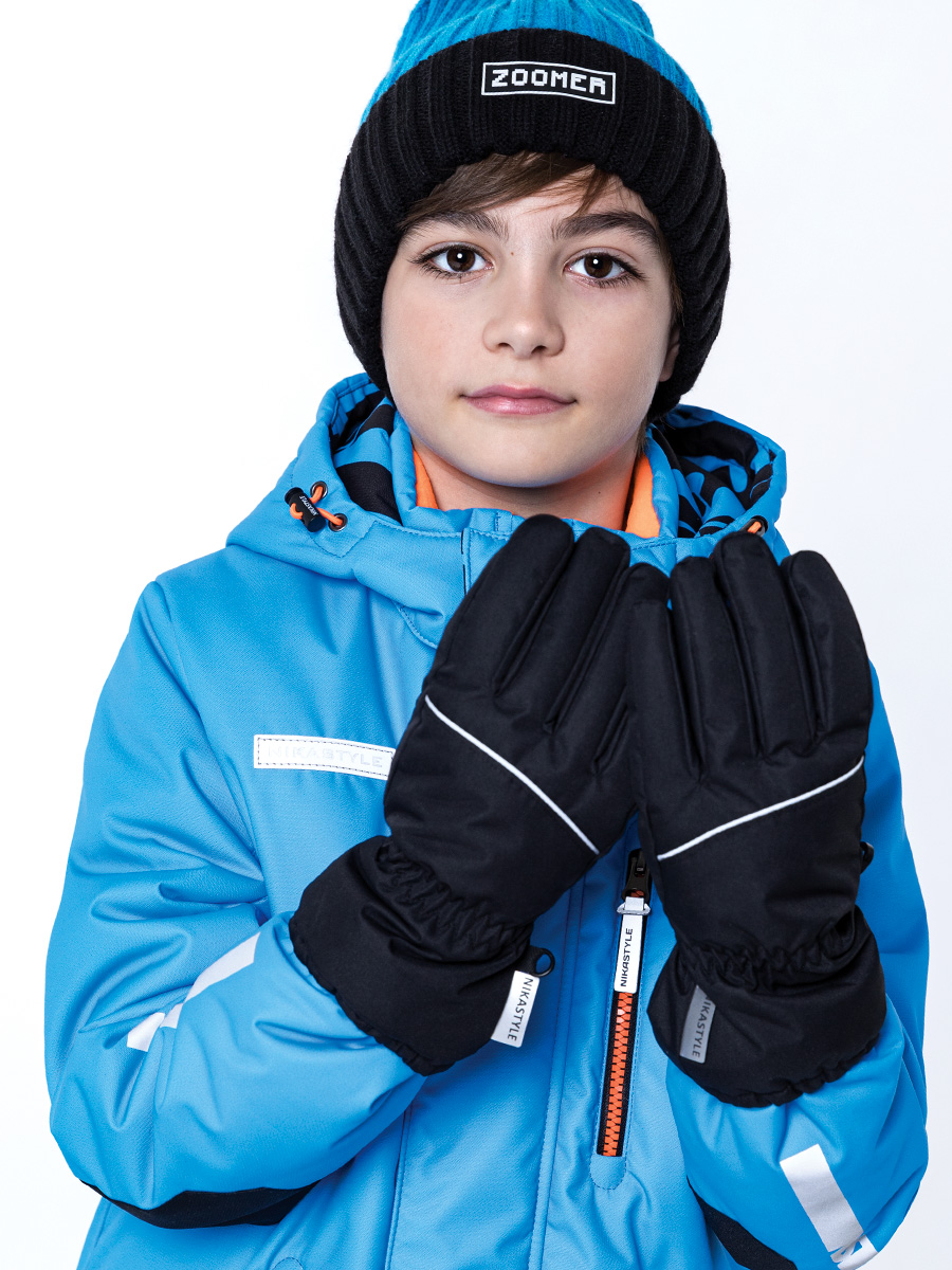 картинка Перчатки мембранные NIKASTYLE 15з17524 Черный от магазина детских товаров ALiSa