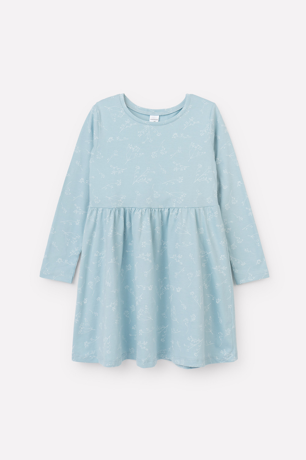 картинка Платье для девочки Crockid К 5786 голубой, веточки от магазина детских товаров ALiSa