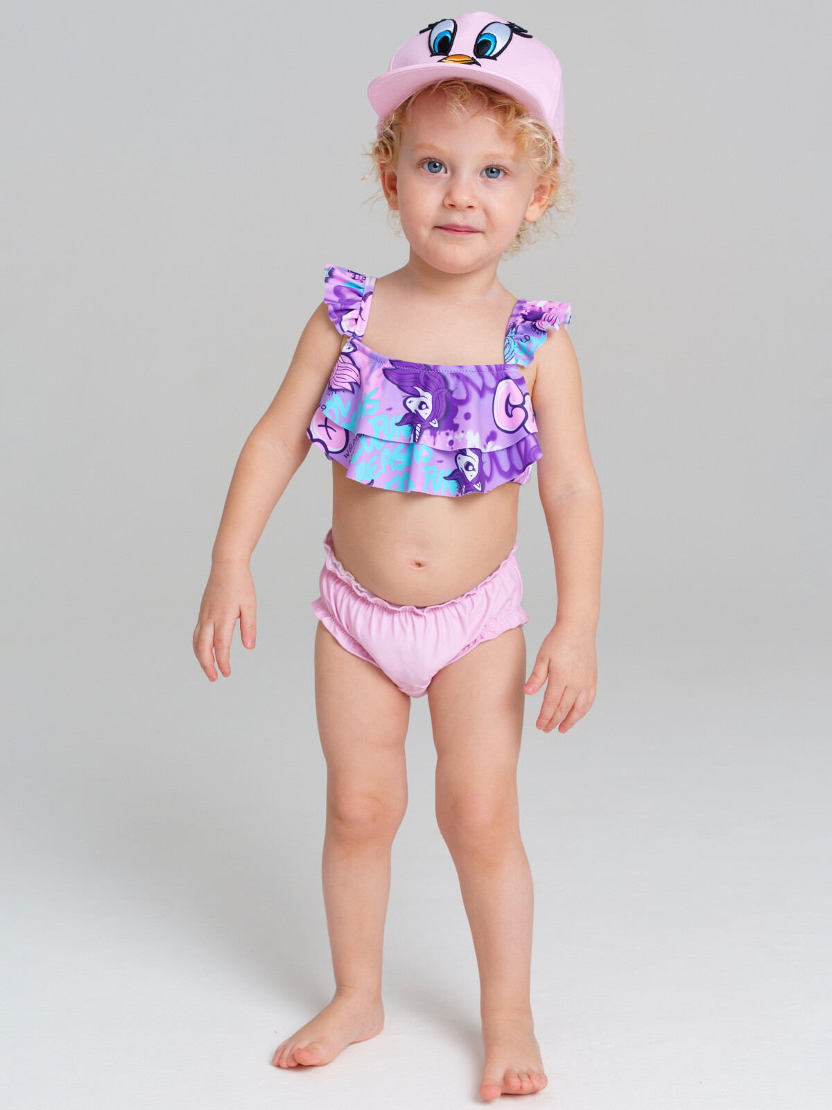 картинка Кепка текстильная для девочки PL 12543030 Розовый от магазина детских товаров ALiSa