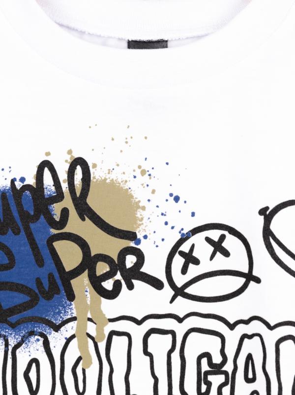 картинка Футболка для мальчика Baby Boom Ф136/4-К Белый Б120 от магазина детских товаров ALiSa