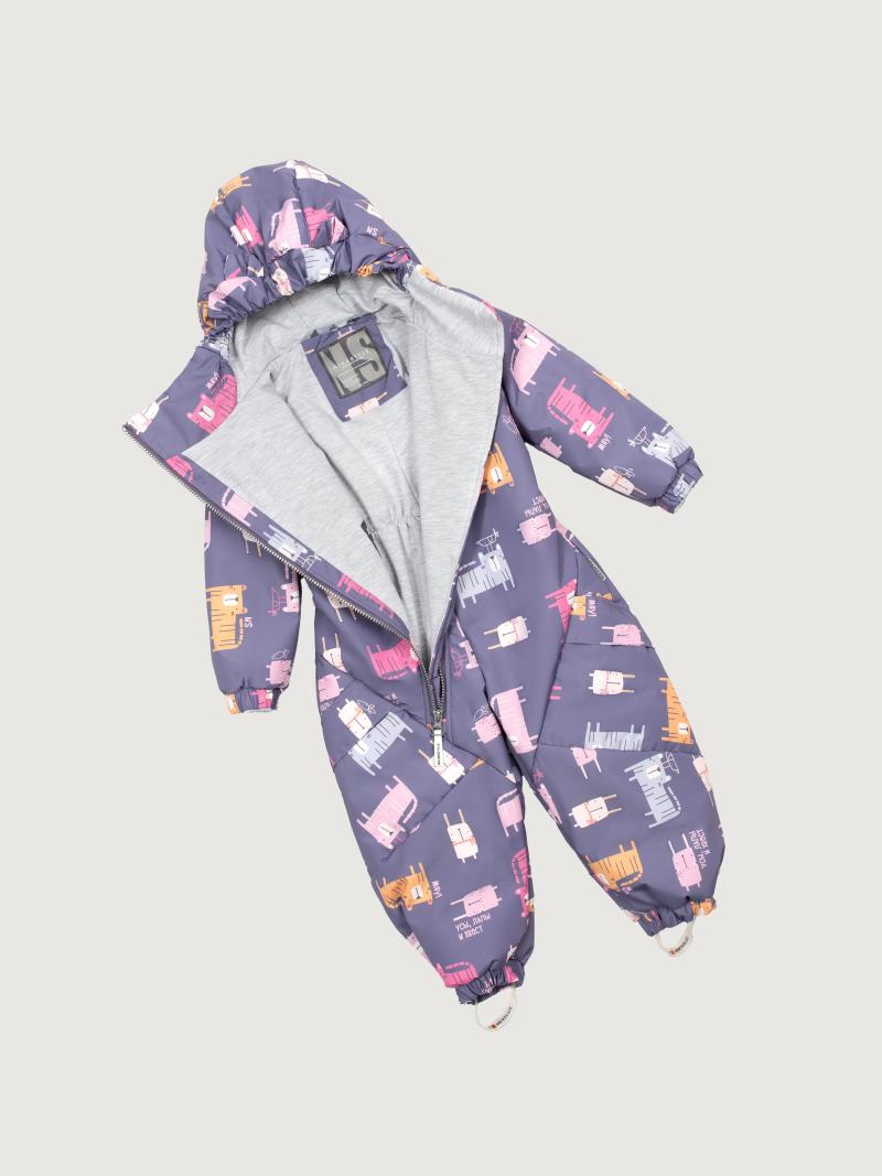 картинка Комбинезон утеплённый для девочки NIKASTYLE 8м0125 Инжир от магазина детских товаров ALiSa