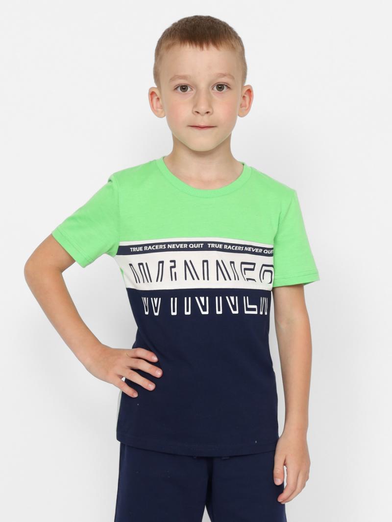 картинка Футболка для мальчика CWKB 63388-37 Зеленый от магазина детских товаров ALiSa