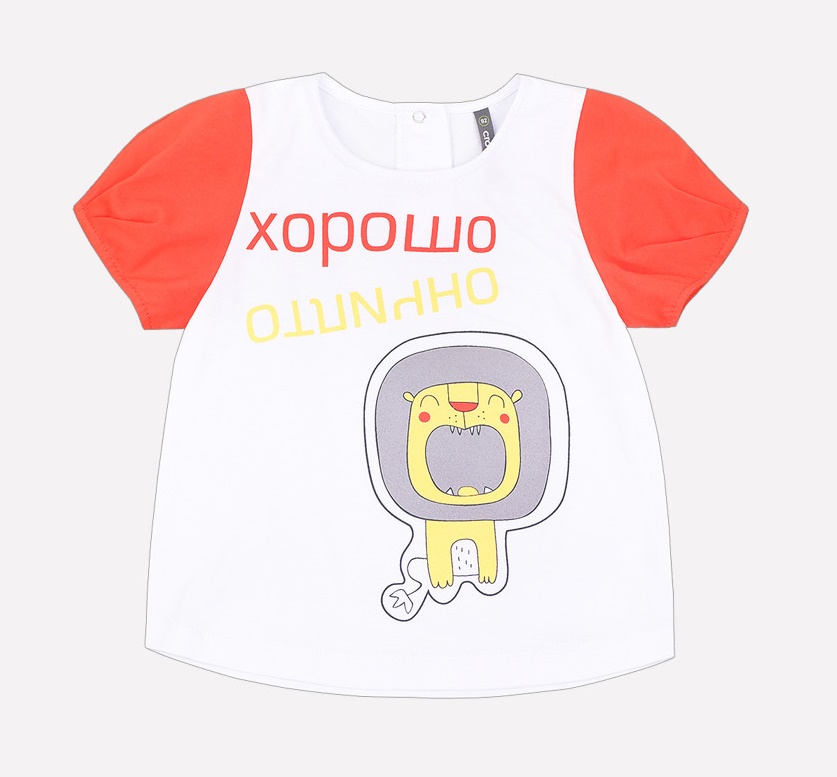 картинка Футболка для девочки Crockid КР 300591 белый к197 от магазина детских товаров ALiSa