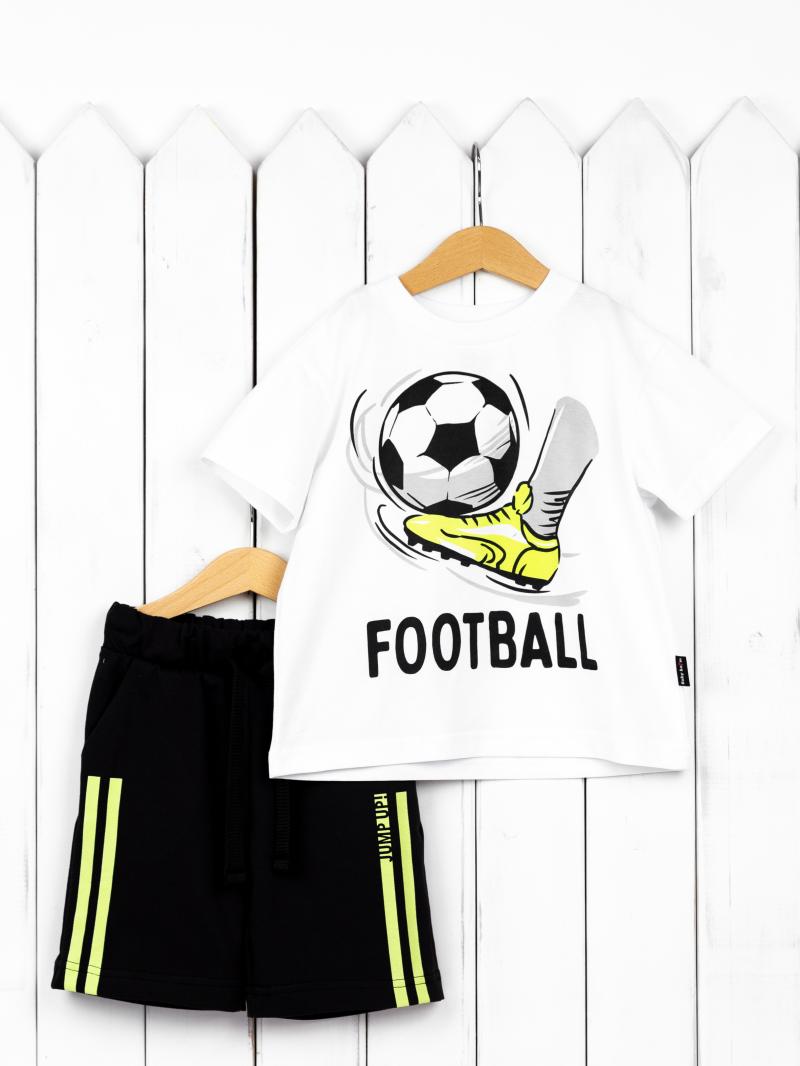 картинка Комплект для мальчика Baby Boom КД495/1 Белый, чёрный Б107 от магазина детских товаров ALiSa