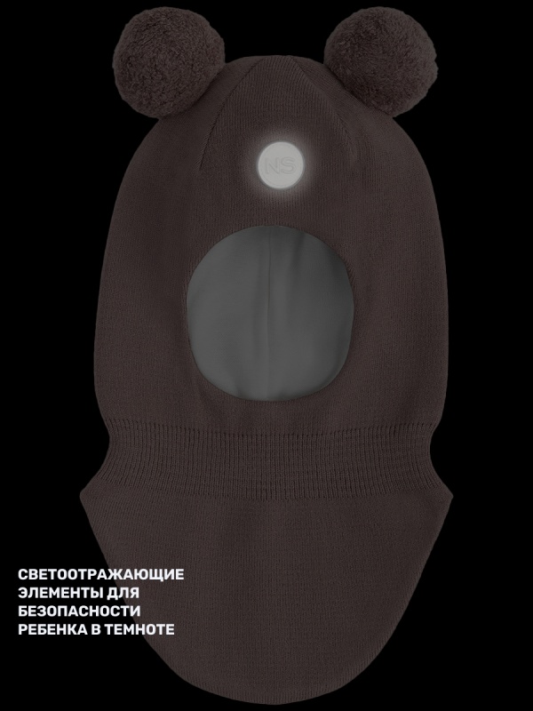 картинка Балаклава NIKASTYLE 10м10025 Какао от магазина детских товаров ALiSa