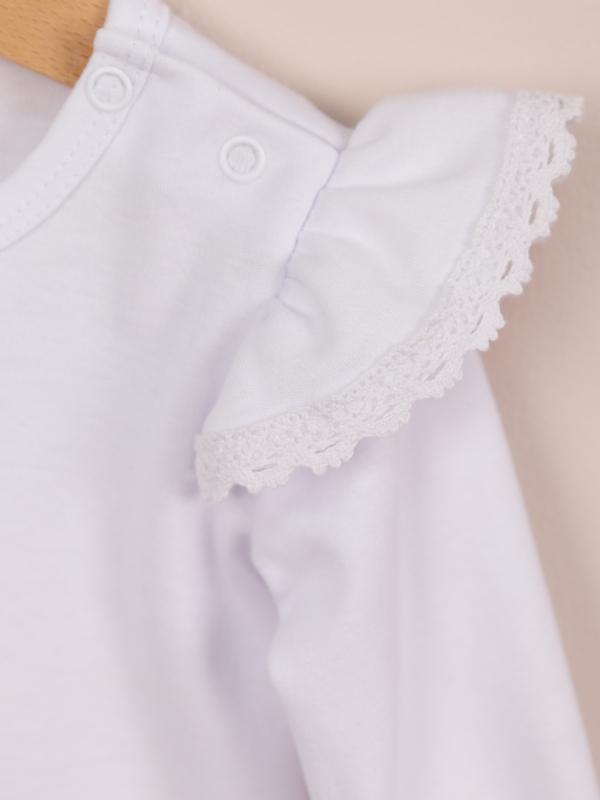 картинка Боди для девочки Baby Boom Б145/1-И Белый я737 от магазина детских товаров ALiSa