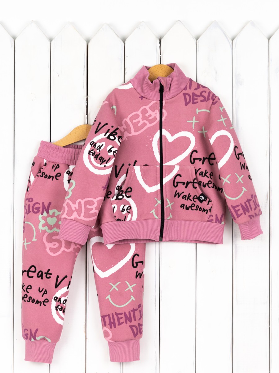 картинка Комплект для девочки Baby Boom КД524/1-Ф Граффити Б117 от магазина детских товаров ALiSa