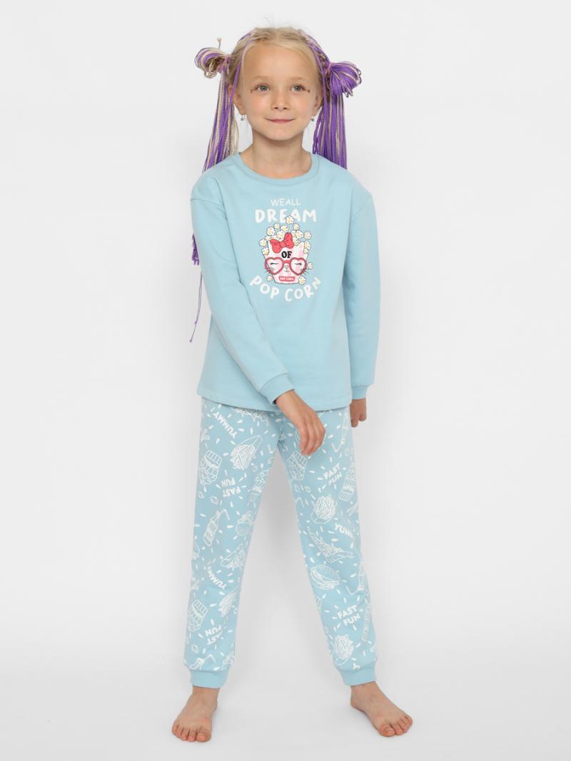 картинка Пижама для девочки CWKG 50151-43 Голубой от магазина детских товаров ALiSa