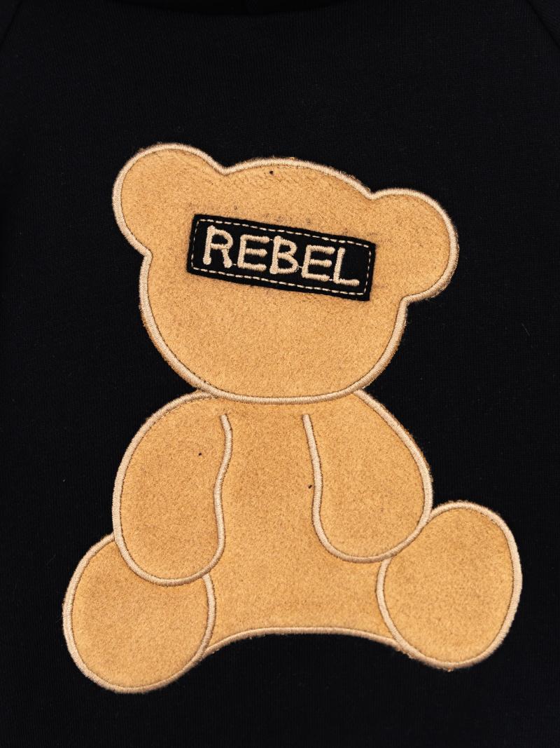 картинка Комплект детский Baby Boom КД493/5-Ф Черный мишка от магазина детских товаров ALiSa