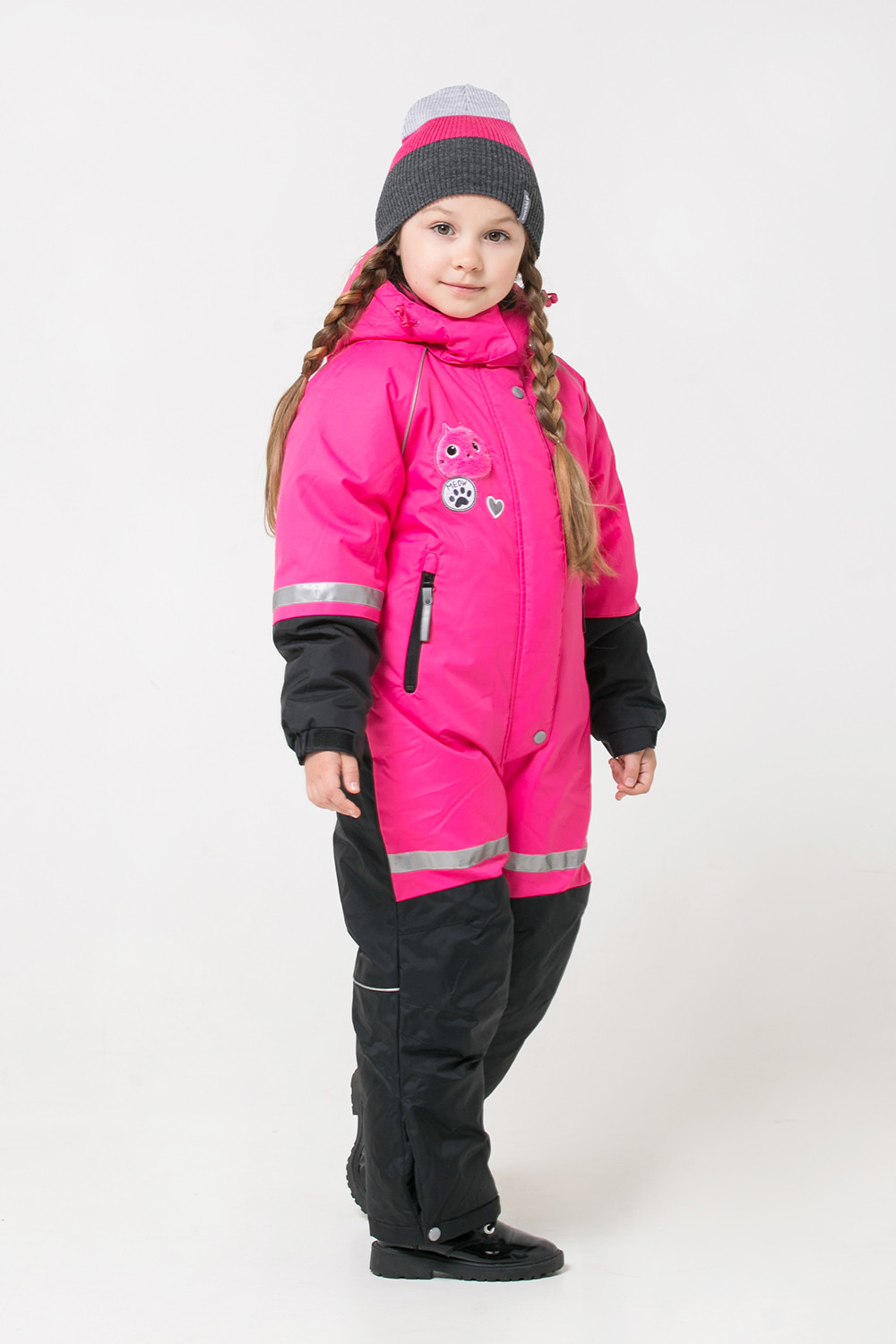 картинка Комбинезон зимний для девочки Crockid ВК 60031/1 ГР от магазина детских товаров ALiSa