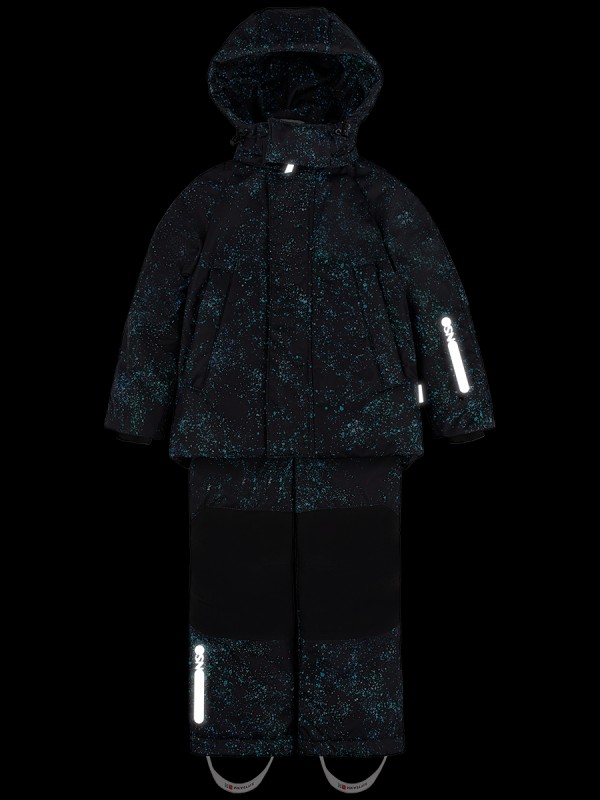 картинка Комплект зимний для мальчика NIKASTYLE 7з5924 Черный бирюза от магазина детских товаров ALiSa