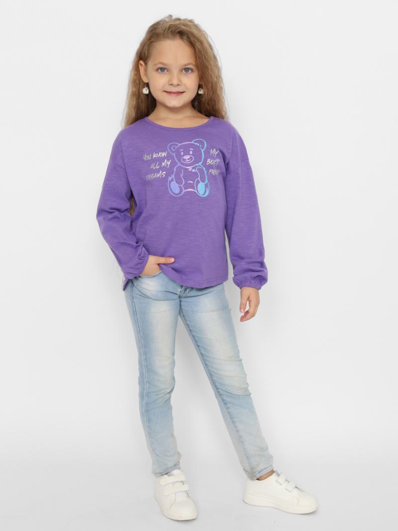 картинка Джемпер для девочки Cherubino CWKG 63728-44-389 Фиолетовый от магазина детских товаров ALiSa