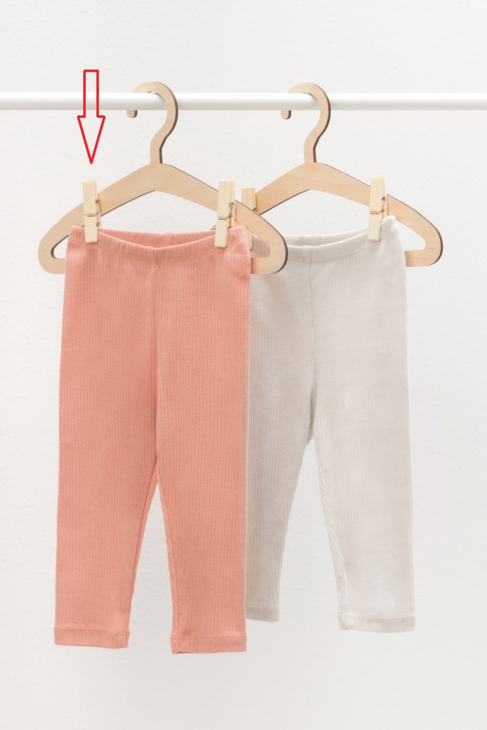 картинка Брюки детские Crockid К 400507-2 грейпфрут, бежевый (грейпфрут) я122 от магазина детских товаров ALiSa