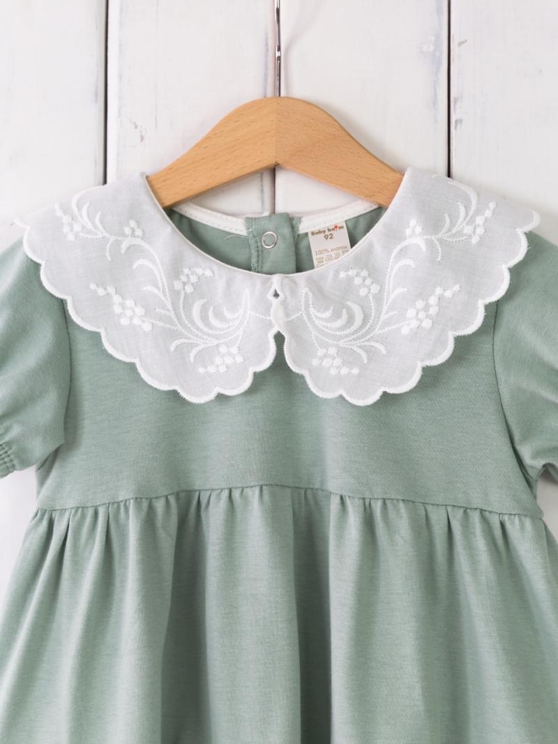 картинка Платье для девочки Baby Boom С206/4-К Холодная мята от магазина детских товаров ALiSa
