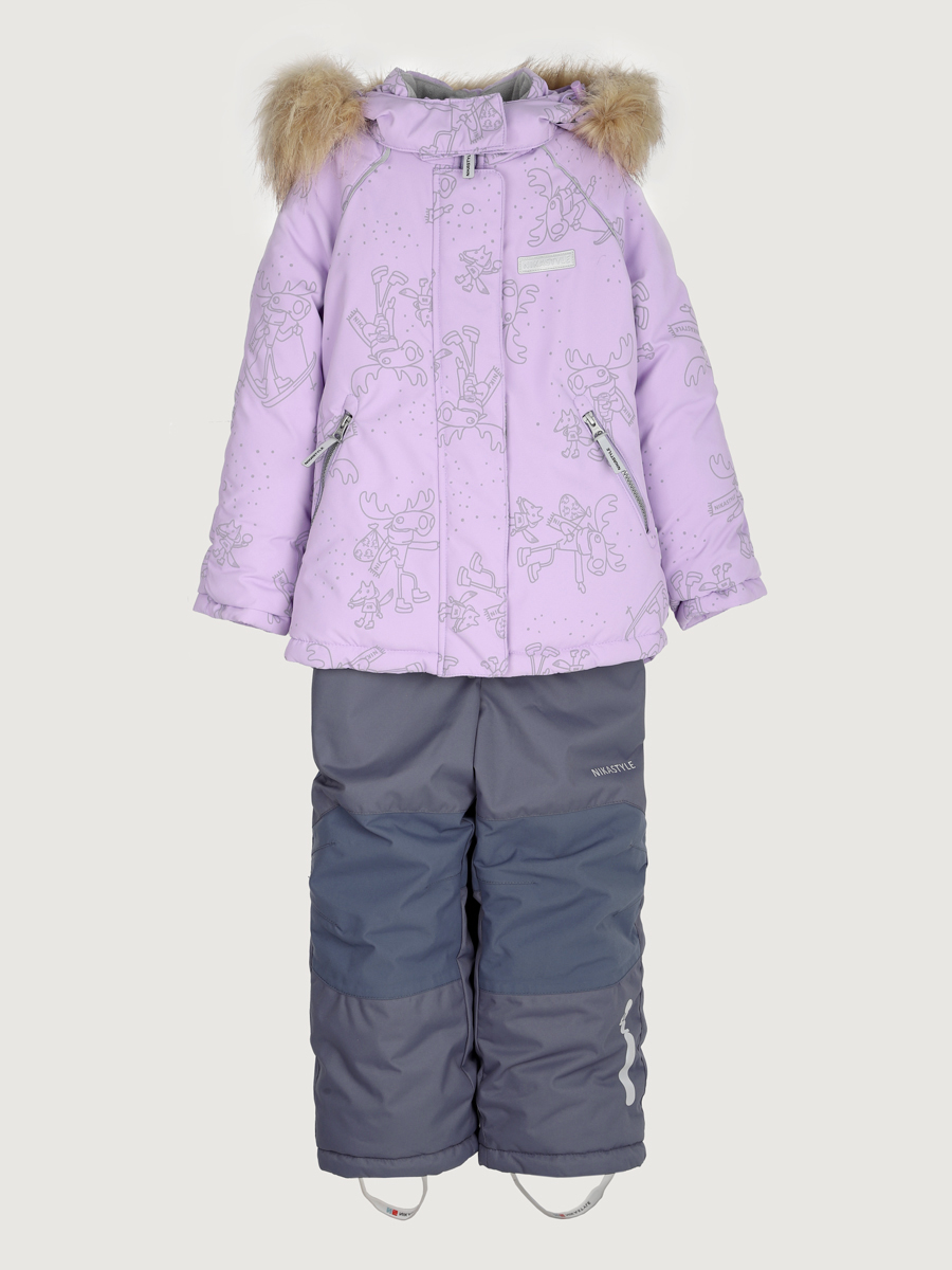 картинка Комплект для девочки NIKASTYLE 7з0825 Лаванда Инжир от магазина детских товаров ALiSa