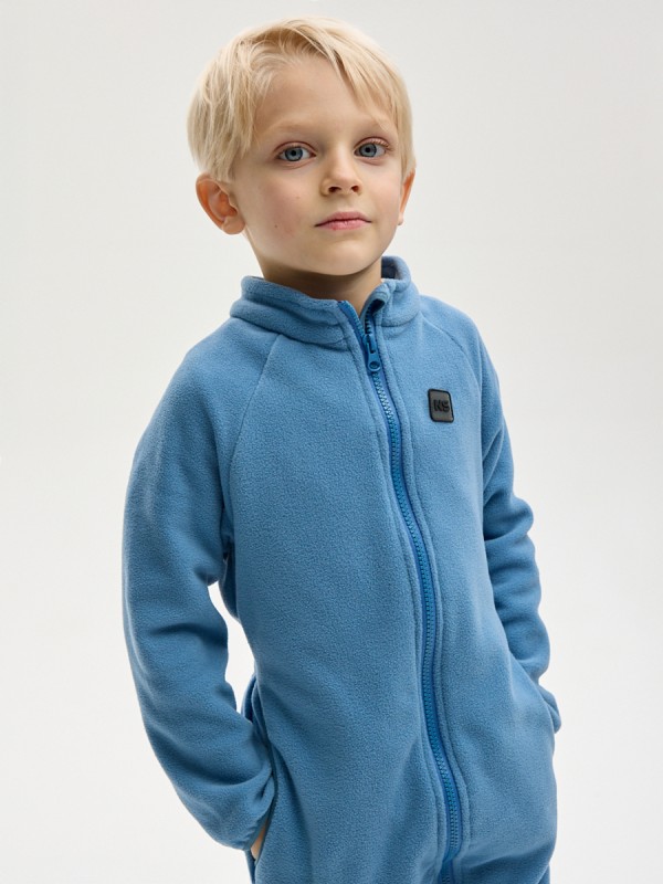 картинка Комбинезон флисовый для мальчика NIKASTYLE 8т10024 Джинс от магазина детских товаров ALiSa