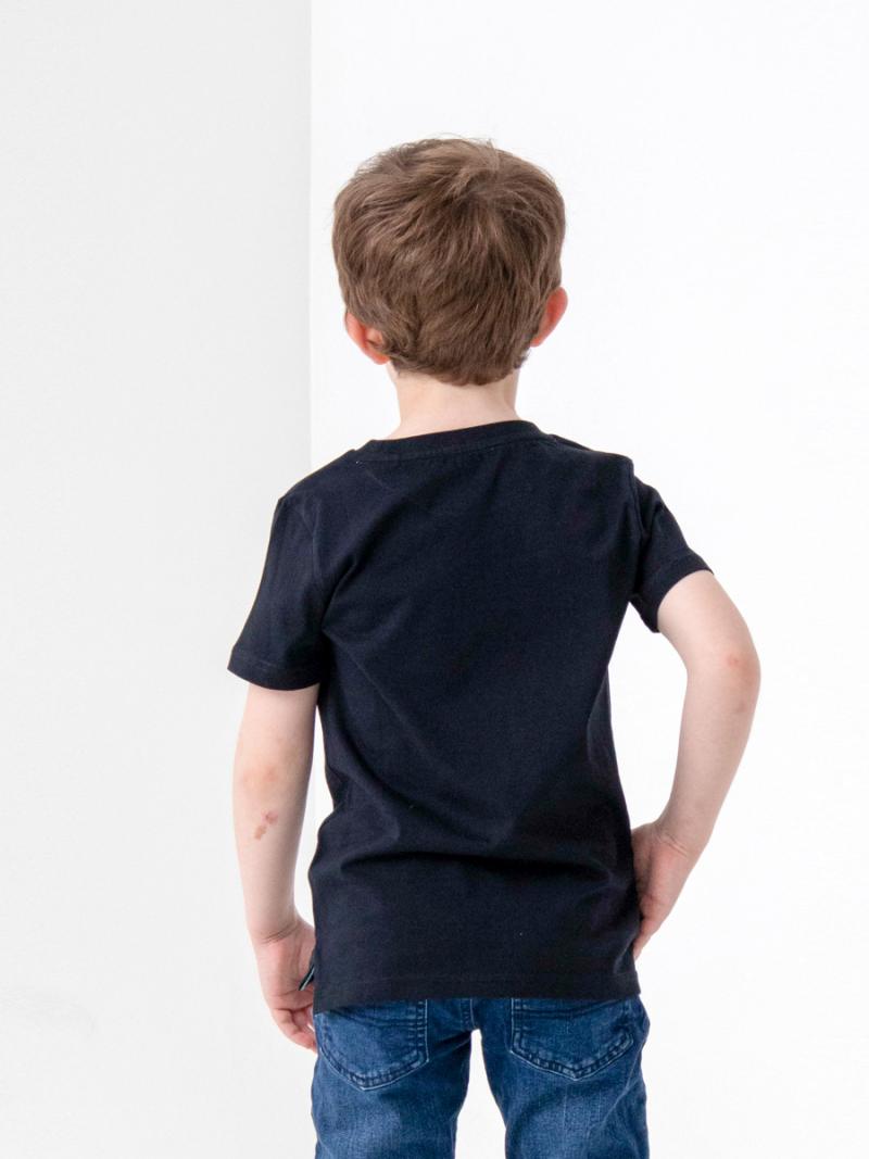 картинка Футболка для мальчика CSJB 63115-22-320 Черный от магазина детских товаров ALiSa