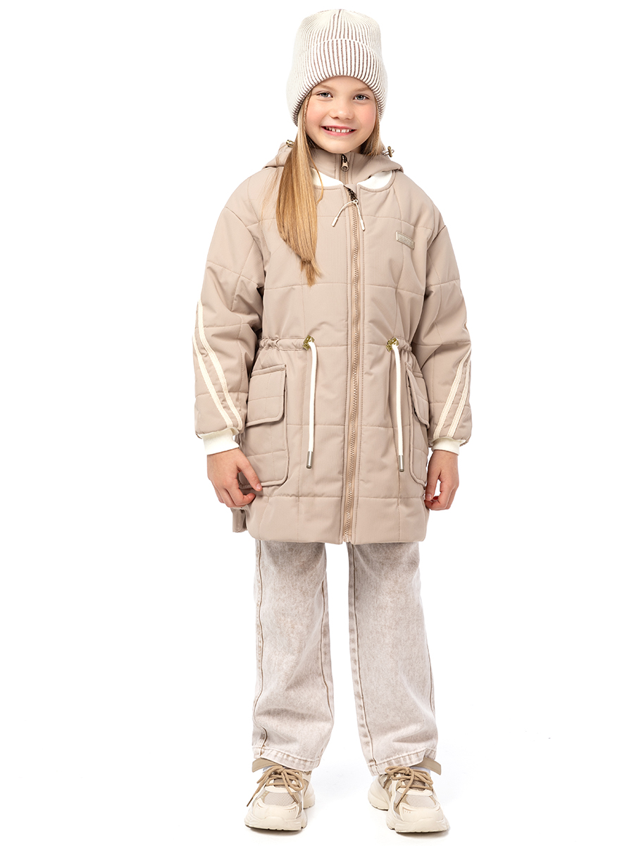 картинка Куртка утеплённая для девочки NIKASTYLE 4м5025 Латте от магазина детских товаров ALiSa