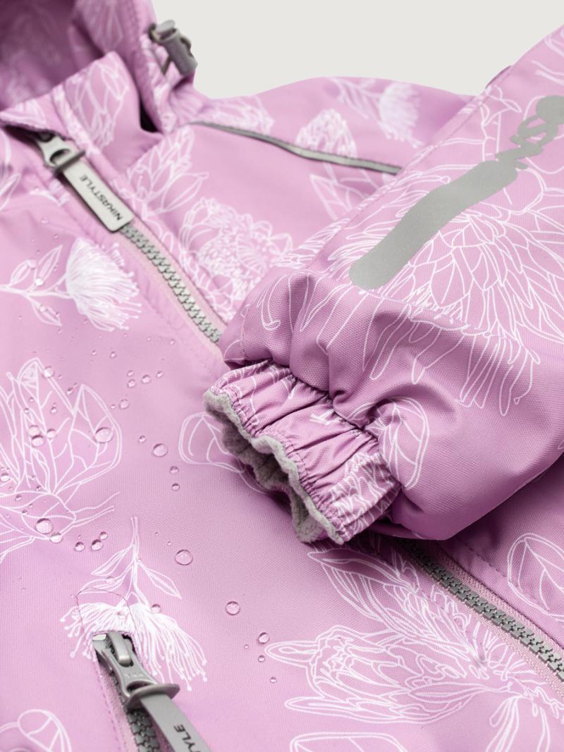 картинка Комплект утеплённый для девочки NIKASTYLE 7м2025 Орхидея серый от магазина детских товаров ALiSa