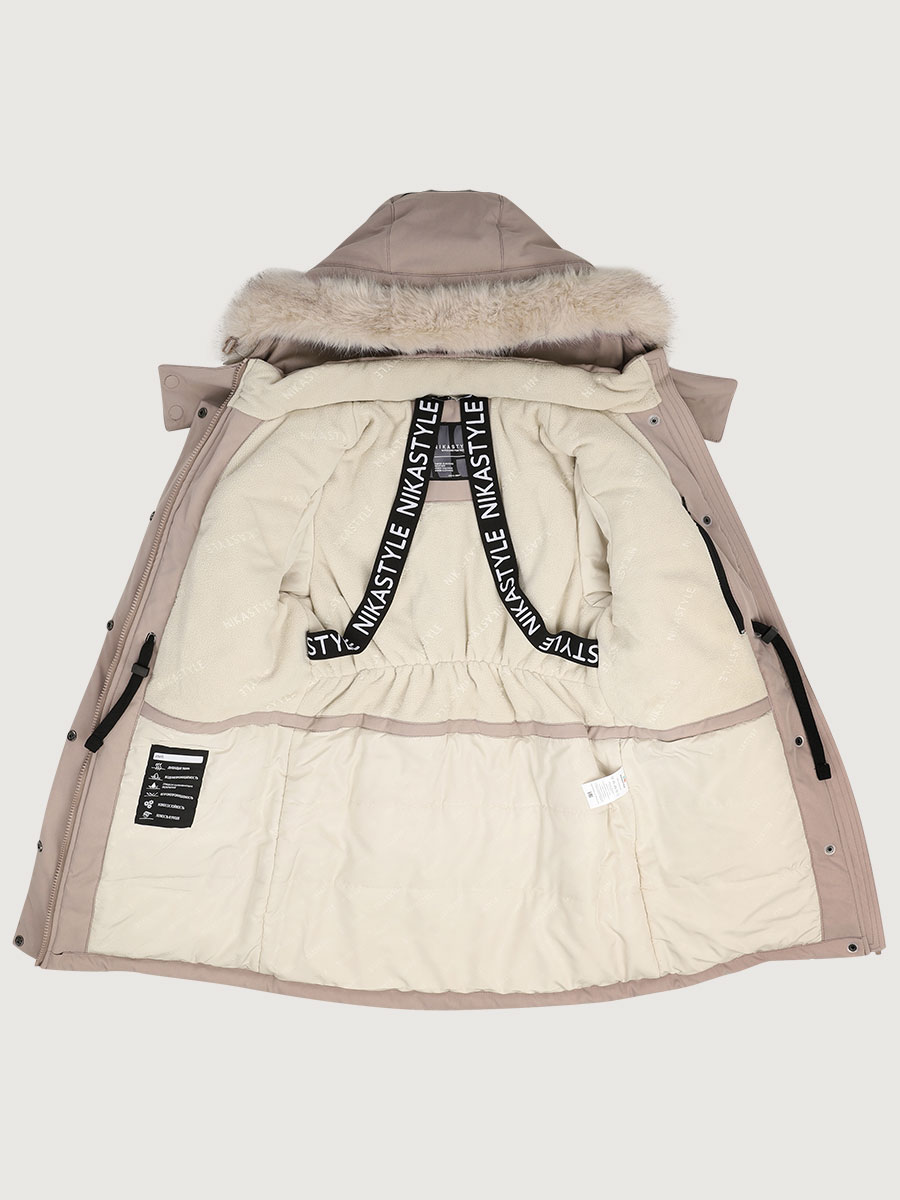 картинка Парка для девочки NIKASTYLE 5з8025 Какао от магазина детских товаров ALiSa