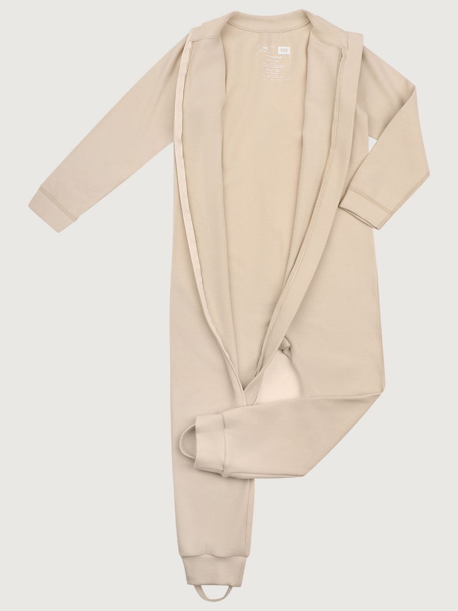 картинка Комбинезон флисовый для девочки NIKASTYLE 8т19025 Беж от магазина детских товаров ALiSa