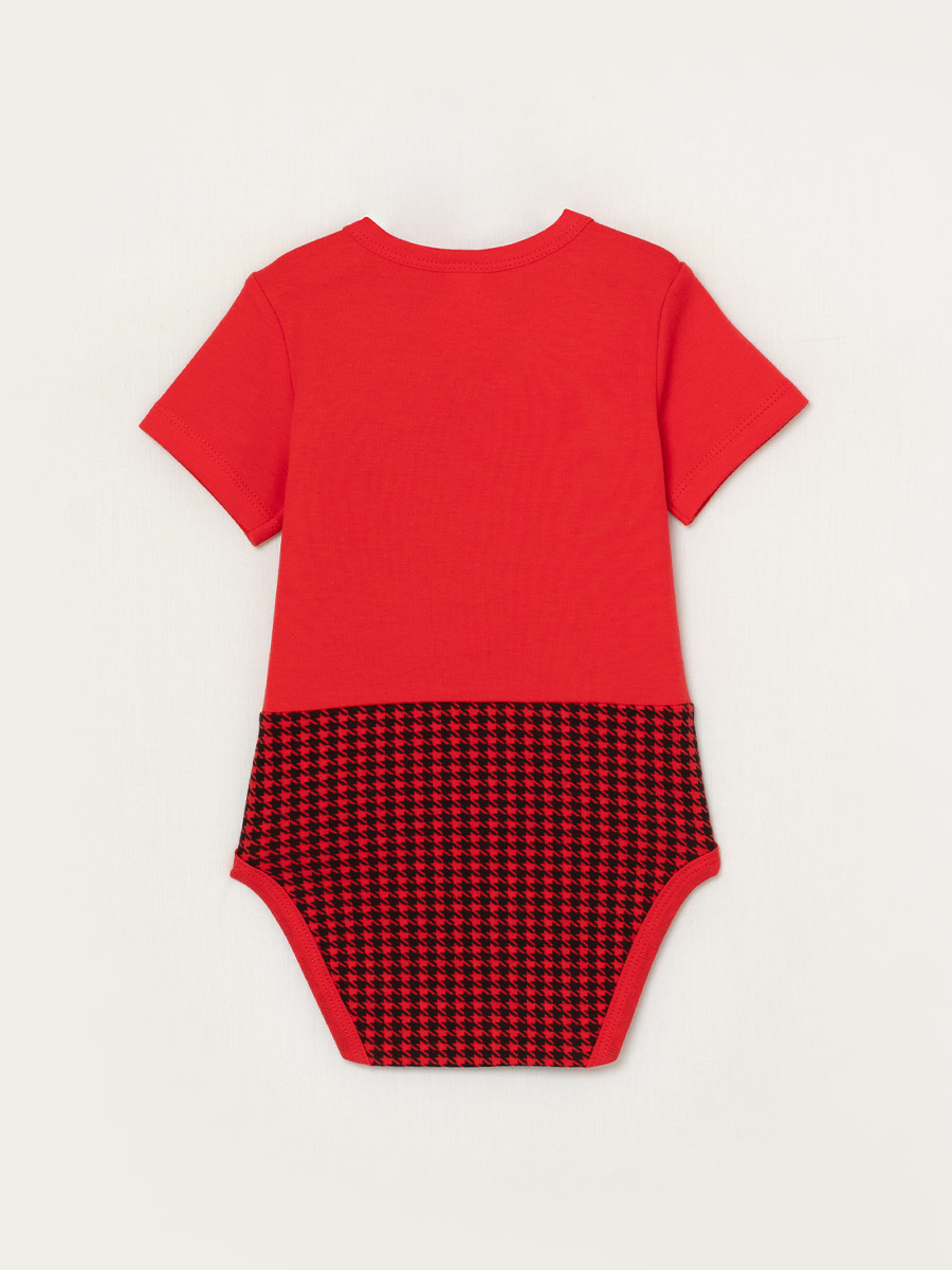картинка Полукомбинезон для мальчика CWNB 40030-26 Красный от магазина детских товаров ALiSa