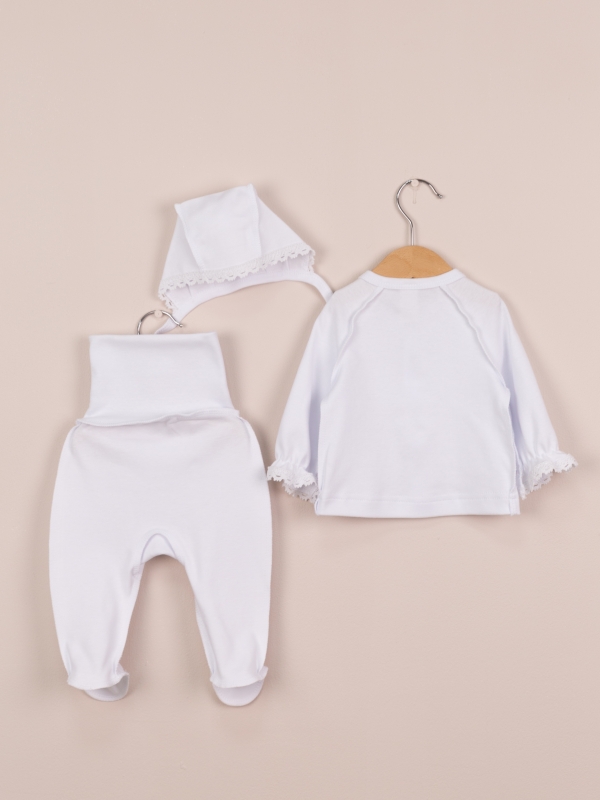 картинка Комплект для девочки Baby Boom КН162/1-И Белый я737 от магазина детских товаров ALiSa