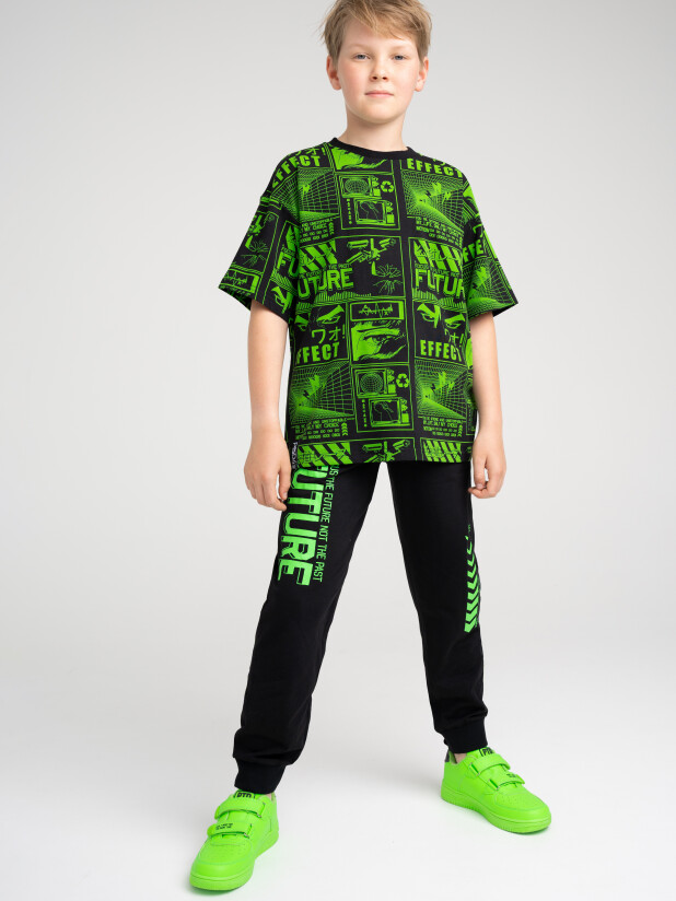 картинка Комплект для мальчика PL 32311039 футболка, брюки п203 от магазина детских товаров ALiSa