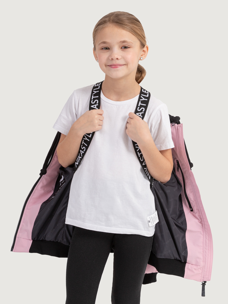 картинка Куртка утеплённая для девочки NIKASTYLE 4м4225 Пудра от магазина детских товаров ALiSa