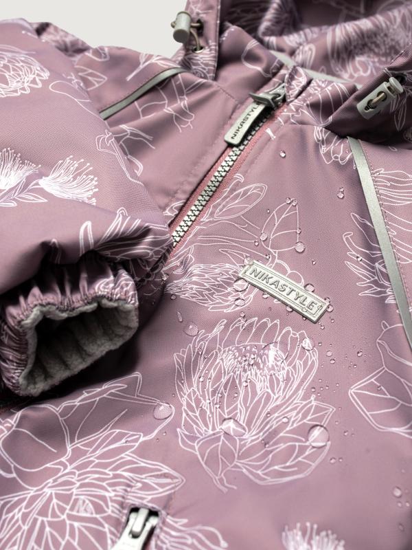 картинка Комбинезон утеплённый для девочки NIKASTYLE 8м1625 Какао шоколад от магазина детских товаров ALiSa