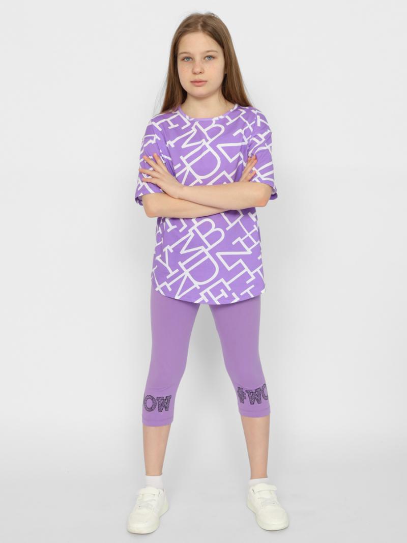 картинка Бриджи для девочки CSJG 70391 45 378 Лаванда от магазина детских товаров ALiSa