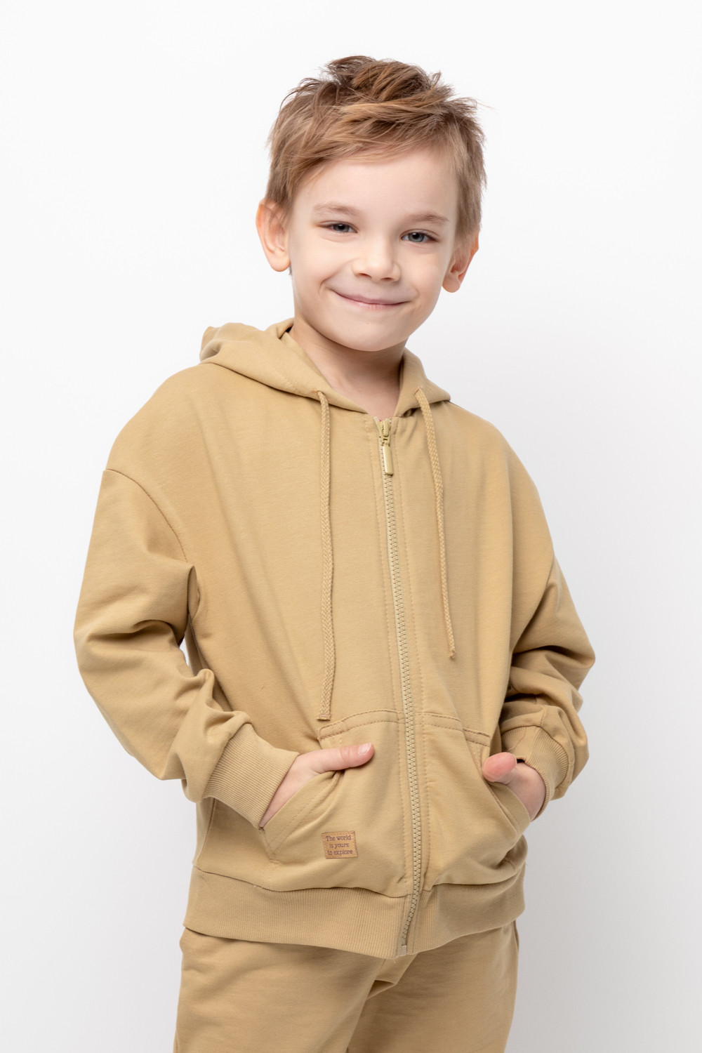 картинка Куртка для мальчика Crockid КР 301992 светлая бронза к366 от магазина детских товаров ALiSa