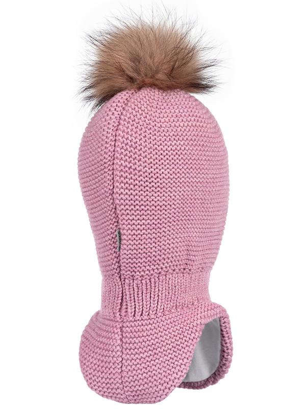 картинка Балаклава утепленная для девочки NIKASTYLE 10з15325 Сухая роза от магазина детских товаров ALiSa