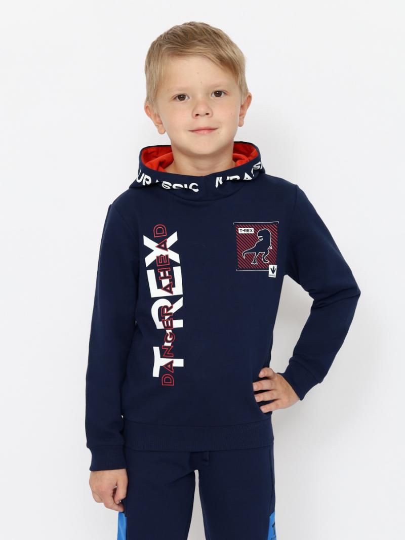 картинка Толстовка для мальчика CWKB 63707-41-387 Темно-синий от магазина детских товаров ALiSa