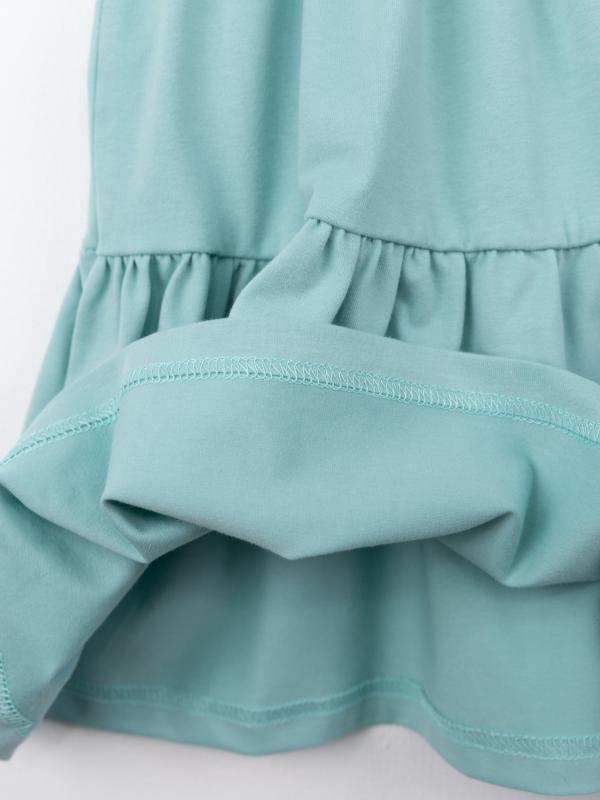 картинка Платье для девочки Baby Boom С266/2-К Мятно-голубой от магазина детских товаров ALiSa