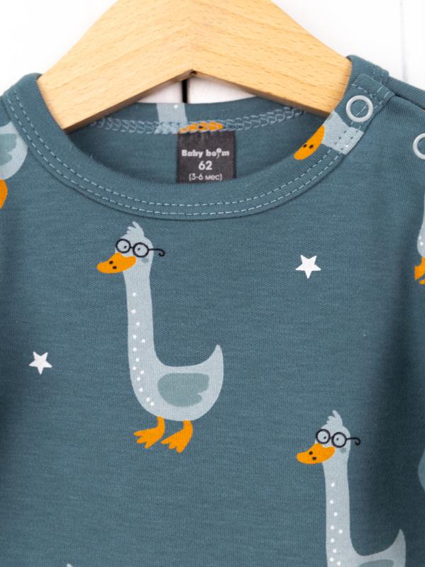 картинка Боди для мальчика Baby Boom Б86/23-И я730 Гуси от магазина детских товаров ALiSa