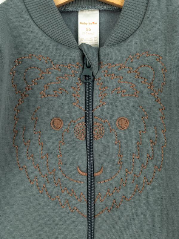 картинка Комбинезон на стопе Baby Boom К376/10-Ф Тёмный шалфей от магазина детских товаров ALiSa