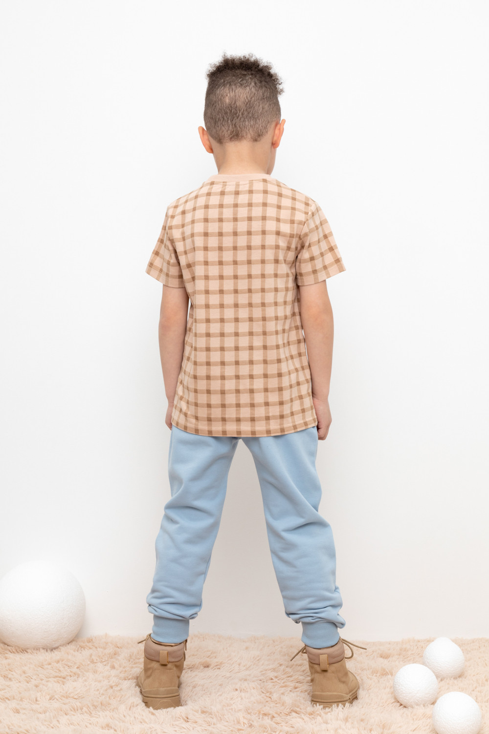 картинка Брюки для мальчика Crockid КР 400618 пыльно-синий к432 от магазина детских товаров ALiSa