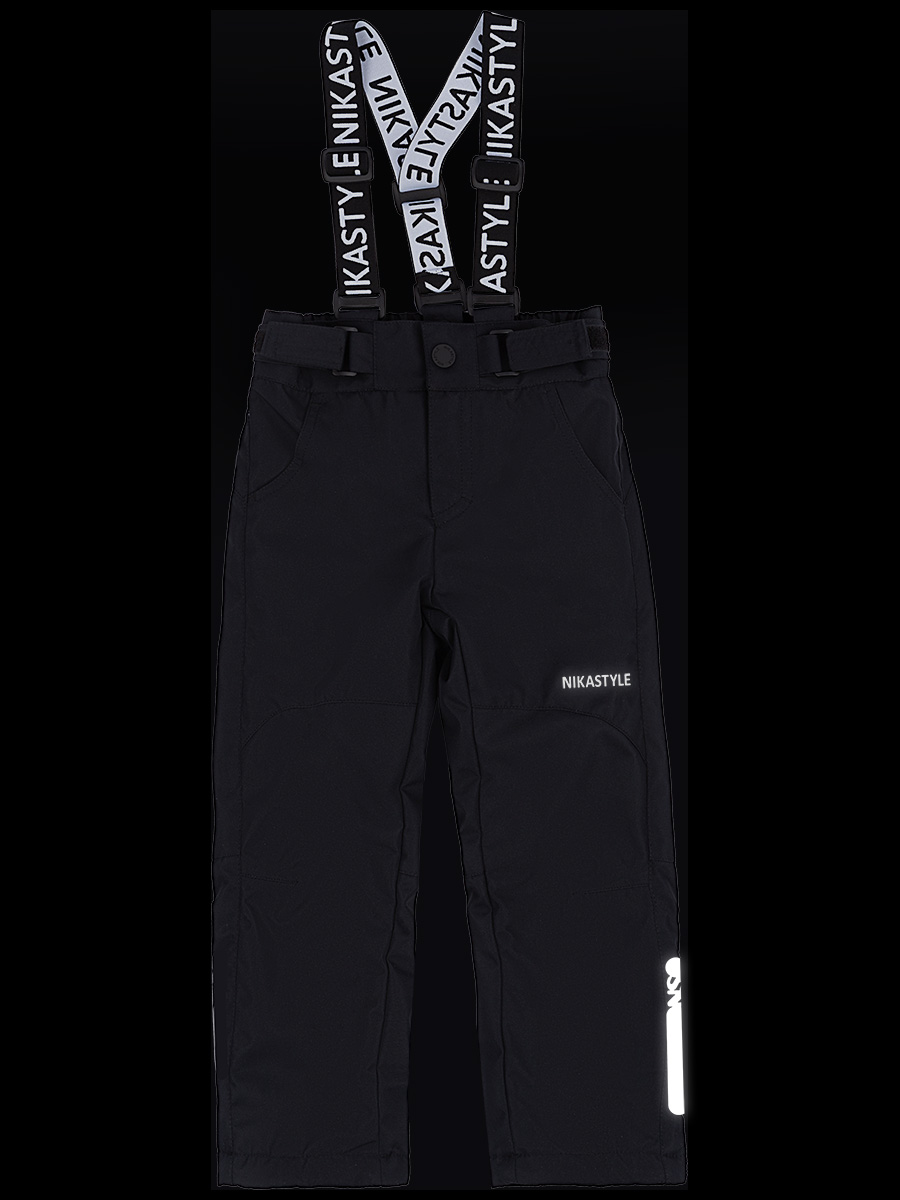 картинка Брюки ветровочные NIKASTYLE 2л2524 черный от магазина детских товаров ALiSa