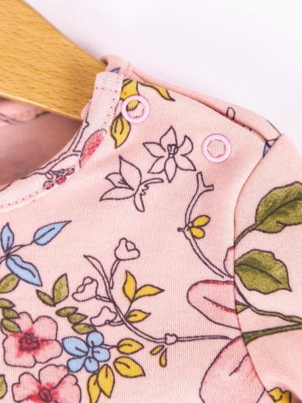 картинка Платье для девочки Baby Boom С241/1-И Цветы Ар-Нуво на розовом я724 от магазина детских товаров ALiSa