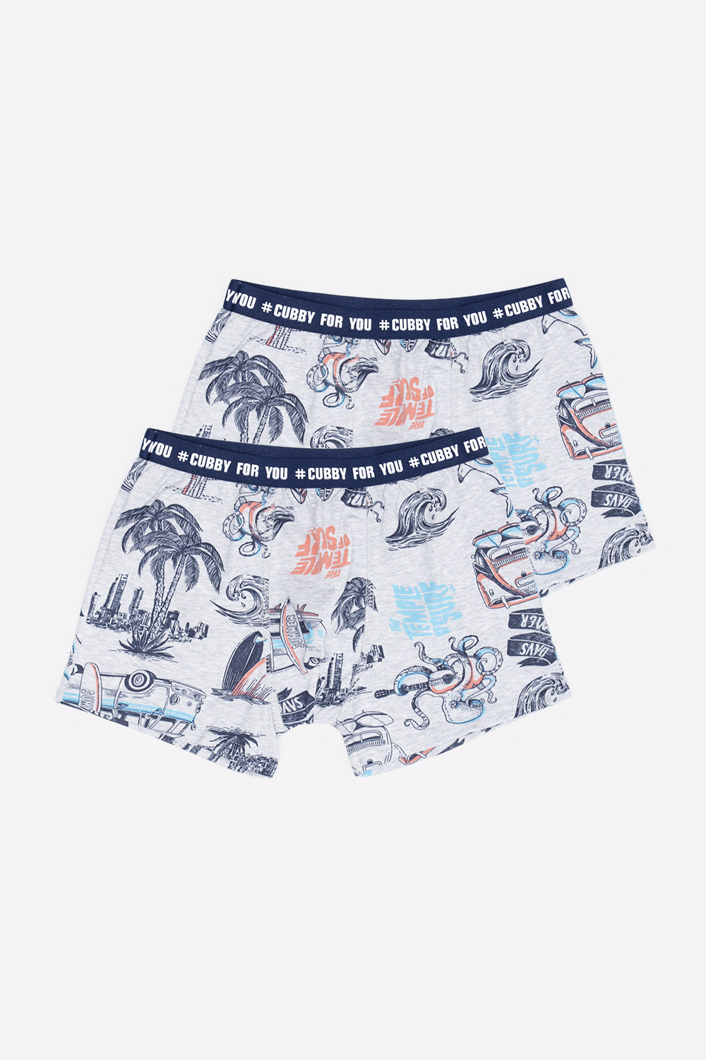 картинка Трусы для мальчика Crockid КБ 1935-2 серфинг на меланже от магазина детских товаров ALiSa