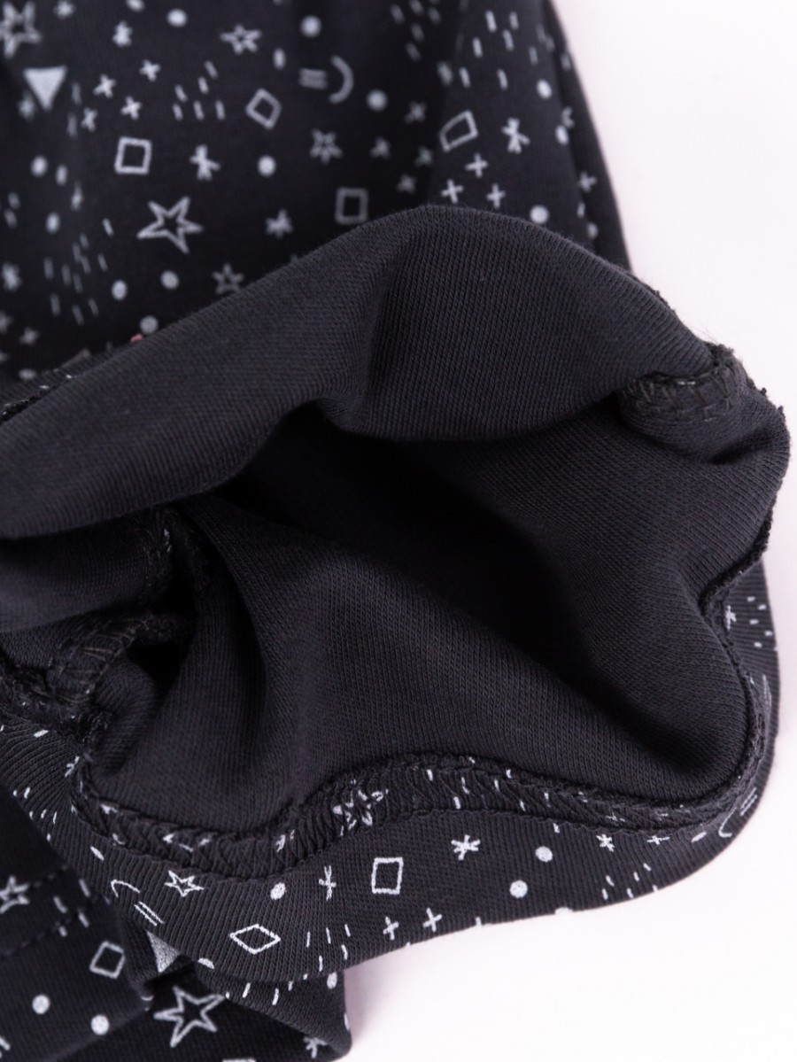 картинка Шорты для мальчика Baby Boom П136/1-И Значки серые на графите я735 от магазина детских товаров ALiSa