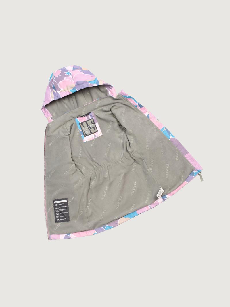 картинка Ветровка для девочки NIKASTYLE 4л3025 Розовый серый от магазина детских товаров ALiSa